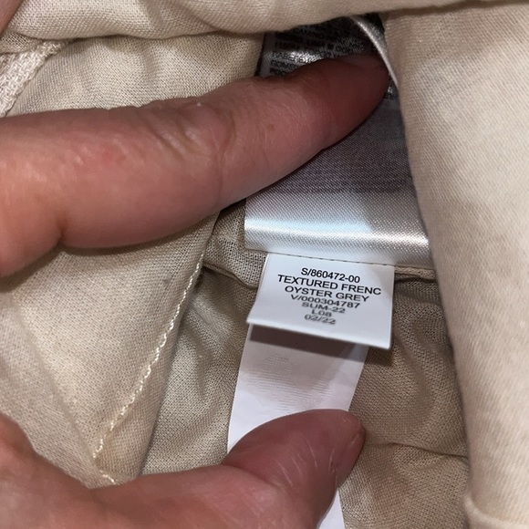 Banana Republic French Utility Field Textured Jacket Oyster Gray Small - Picture 15 of 15